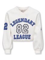 Kids ONLY winter sweater meisjes - wit - KogColetta - regular fit - thumbnail