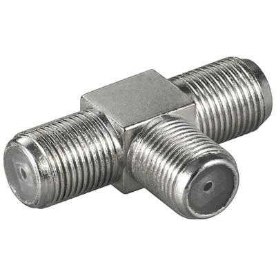 Goobay WE 3014 kabel-connector BNC-F FM > 2x BNC-F FM Roestvrijstaal