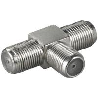 Goobay WE 3014 kabel-connector BNC-F FM > 2x BNC-F FM Roestvrijstaal - thumbnail