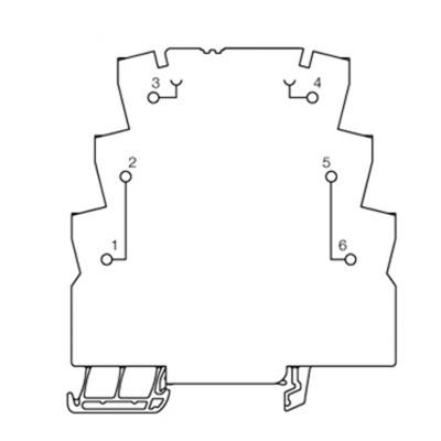Weidmüller Doorgangsklem 1 stuk(s) MOS SUPPLY 300 V (max) IP20