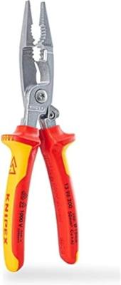 Knipex Elektro installatietang verchroomd 200 mm - 1396200