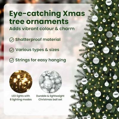 VidaXL Kunstkerstboom met 300 led met standaard groen 180 cm pe en pvc