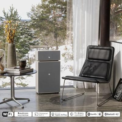 Audio Pro Drumfire II Smart Multiroom Wifi speaker Wit - thumbnail