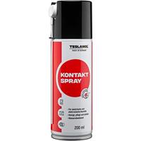 TESLANOL 26025 Contactspray voor elektronica, schakelaar, auto-accumotor, elektrische contactreiniger, verwijdert olie en vet, T6 osciline-contactspray, 200 ml - thumbnail