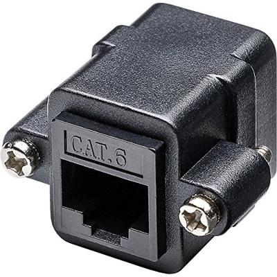 Delock 85124 Adapter RJ45-aansluiting > RJ45-aansluiting paneelmontage Cat.6 UTP