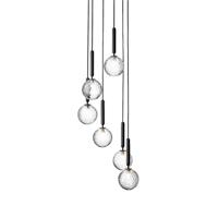 Nuura Miira 6 Hanglamp - Grijs - Transparant - thumbnail