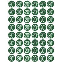Agipa Kortinglabel -20%, groen, pak van 192 stuks, verwijderbaar - thumbnail