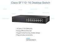 Cisco SF110-16 10/100-switch met 16 poorten (SF110-16-EU) - thumbnail