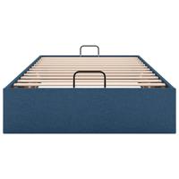 Bedframe zonder matras 80x200 cm stof blauw - thumbnail