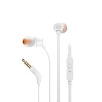 JBL T160 Tune Wired In-ear hoofdtelefoon met microfoon, wit - thumbnail