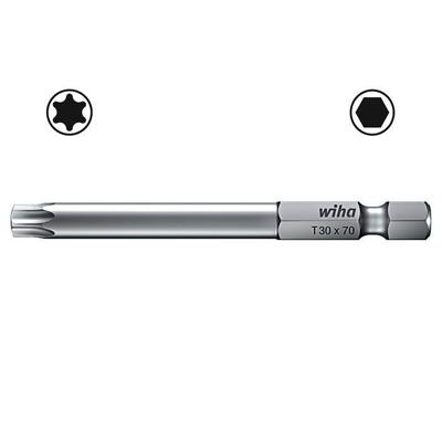 WIHA Lange Standaard bit TORX E 6,3 7045Z T7x90 (1 stuks)