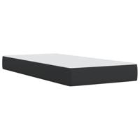 Boxspring met matras kunstleer zwart 90x190 cm - thumbnail