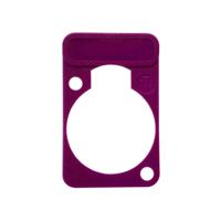 Neutrik DSS7 chassisdeel plaatje violet - thumbnail