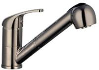 Eyckhaus WÜRZBURG mengkraan keuken met uittrekbare sproeier | roestvrij staal-look - 86268 86268 - thumbnail