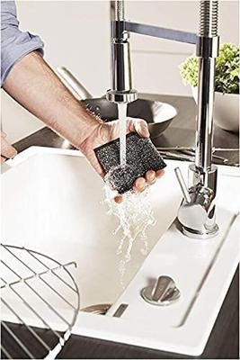 Vileda Glitzi Power inox schuurspons, ft 10 x 10 x 1,2 cm, pak van 2 stuks - thumbnail
