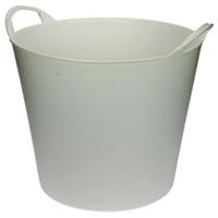 Flexibele kuip voor tuinafval wit 40 liter - thumbnail