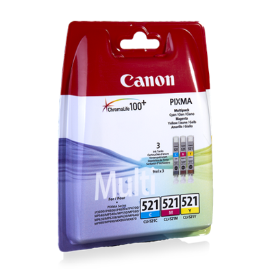 Canon 2934B010 inktcartridge 3 stuk(s) Origineel Cyaan, Magenta, Geel