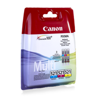 Canon 2934B010 inktcartridge 3 stuk(s) Origineel Cyaan, Magenta, Geel - thumbnail