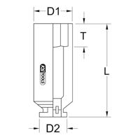 KS Tools 5151126 515.1126 Kracht-dopsleutelinzet 26 mm - thumbnail