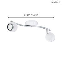 Eglo Led plafondspotBimeda led 2-lichts wit - 31002 - thumbnail