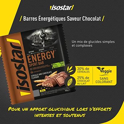 Isostar Energy Sport Bar Cereal Chocolate