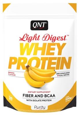 QNT Light Digest Whey Protein Banana (500 g) QNT Light Digest Whey Protein Banana (500 g)