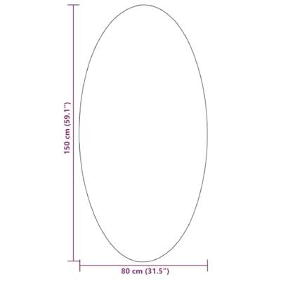 VidaXL Vloerkleden ovaal huarte bosgroen 80 x 150 cm 100% polyester