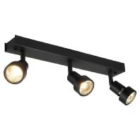 SLV 147380 PURI Plafondlamp LED, Halogeen GU10 Zwart - thumbnail