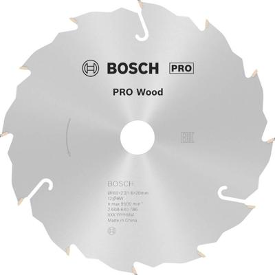 Bosch Accessoires Cirkelzaagblad Standard for Wood Speed 160 x 20 x 2,4 mm, 12 1st - 2608640786 Bosch Accessoires Cirkelzaagblad Standard for Wood Speed 160 x 20 x 2,4 mm, 12 1st - 2608640786