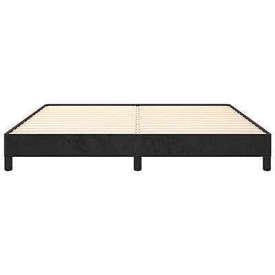 Bedframe zonder matras 180x200 cm fluweel zwart