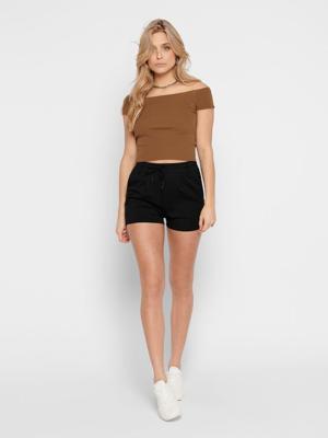 Only Onlpoptrash Life Easy Shorts Pnt Noos Korte Broeken Black