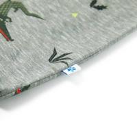 Kindershirt 128 gemleerd lichtkaki - thumbnail