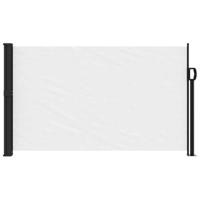 Windscherm uittrekbaar 120x600 cm wit - thumbnail