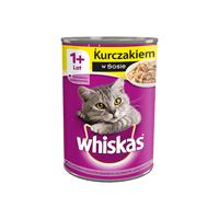 WHISKAS Chicken in sauce - nat kattenvoer - 400g - thumbnail