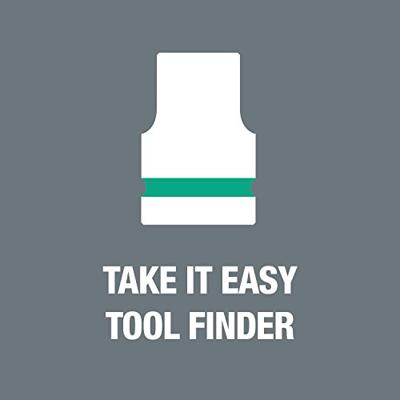 Wera 8740 A HF Binnenzeskant Zyklop Bitdop met 1/4"-aandrijving met vasthoudfunctie, 1/4" - 1 stuk(s) - 05003388001
