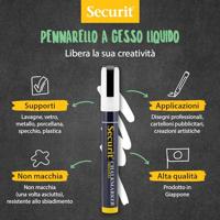 Securit krijtmarker medium, wit - thumbnail