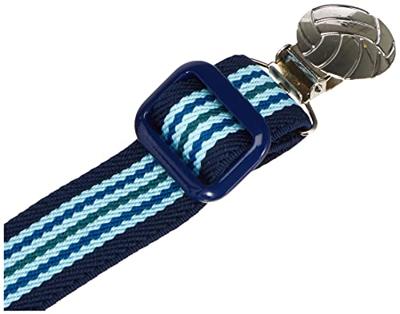 Playshoes riem elastisch met clip voetbal marine streep Maat