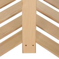 Hoekopbergrek 5-laags 82,5x82,5x170 cm massief grenenhout - thumbnail