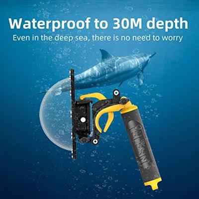 Telesin Waterdichte Dome behuizing voor GoPro Hero 9,10,11 en 12 - thumbnail