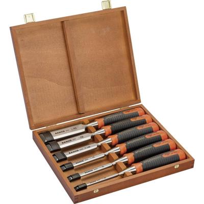 Bahco 434 6-dlg Ergonomische beitelset in houten kist | 434-S6-EUR