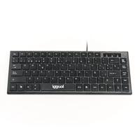Toetsenbord iggual Teclado USB compacto TKL Slim TKL-USB negro Zwart - thumbnail