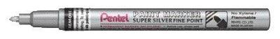 Paintmarker pentel msp10 rond 1.5mm zilver
