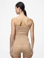 Dames hemd - spaghetti bandjes - Plain Top - Basic vrouwen onderhemd microfiber - thumbnail