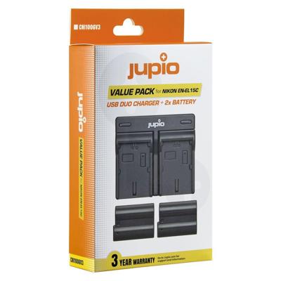 Jupio Nikon EN-EL15C Value Pack (2x 2100mAh)