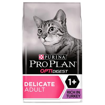 Pro Plan Adult Delicate Digestion met kalkoen kattenvoer 2 x 10 kg