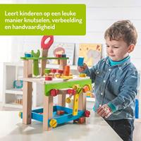 Everearth werkbank met gereedschap 38x23x33 cm 41-delig - thumbnail