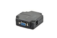 DIGITUS Professional VGA splitter, 2-poort, plastic behuizing, 350 MHz, HDSUB 15/M - 2x HDSUB 15/F, max. resolutie 1920x1080 pixels, zwart - thumbnail