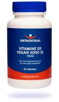 Vitamine D3 3000IE vegan 60 Tabletten - thumbnail