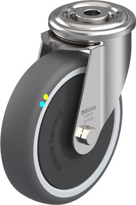 Blickle LEXR-PATH 125KFD-ELS Zwenkwiel Wieldiameter: 125 mm Draagvermogen (max.): 150 kg 1 stuk(s)