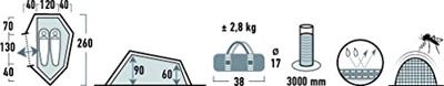 High Peak Sparrow 2P tent